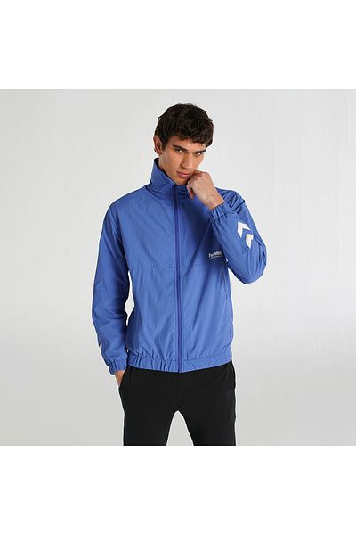 hummel Ανδρικό μπουφάν Clift με γιακά με μπλε όρθιο