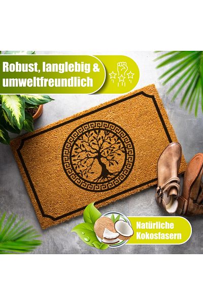 Decovetro Baum des Lebens gemusterte Fußmatte – Türdekoration