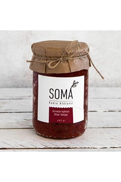 Soma Kadın Atölyesi Güneşte Kurutulmuş Tatlı Biber Salçası Katkısız Ev Yapımı...