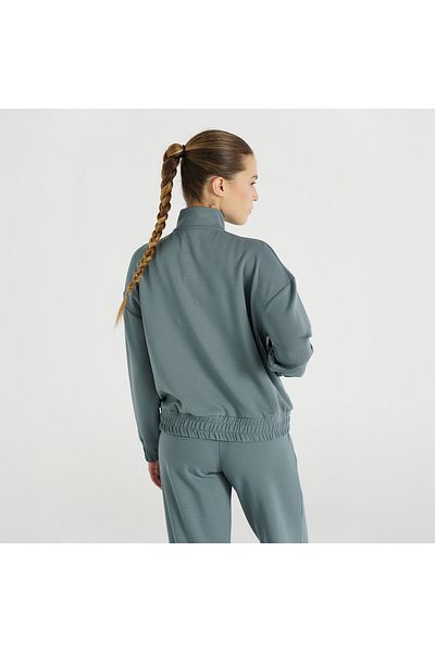 hummel Sabrina Γυναικείο μπουφάν με γκρι γιακά