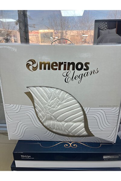 Merinos Elegans Kemik Rengi Çift Kişilik battaniye 220x240
