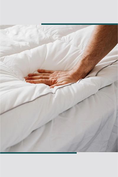 Art Comfort Hotel Mattress Topper Single Super Soft Microfiber Filled Cotton | Excellent for Better Sleep | 14cm Thickness