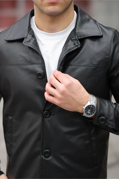 MODA ΝΕΑ ΣΕΖΟΝ ΔΕΡΜΑΤΙΝΟ ΜΠΟΥΦΑΝΤΟ ΜΕ ΚΟΥΜΠΙΑ