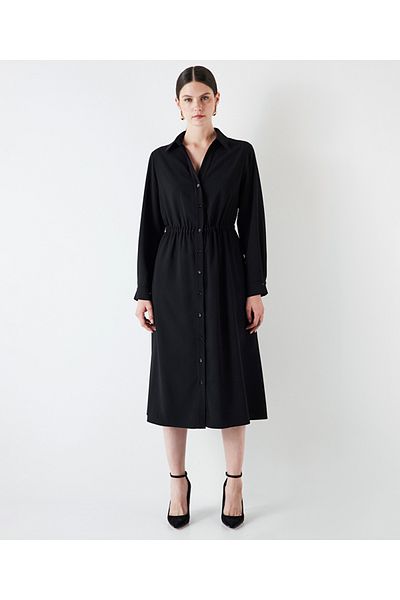 İpekyol Gathered Shirt Dress