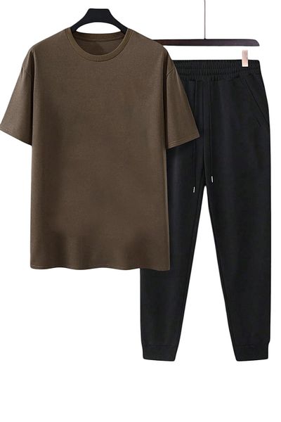 uyguntarz Unisex-Trainingsanzug-Set mit Vangogh-Aufdruck