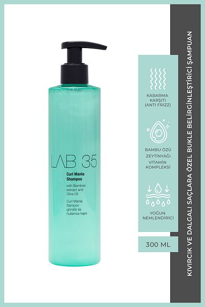 Kallos Cosmetics Lab 35 Curl Defining Shampoo Special for Curly and Wavy Hair 300ml