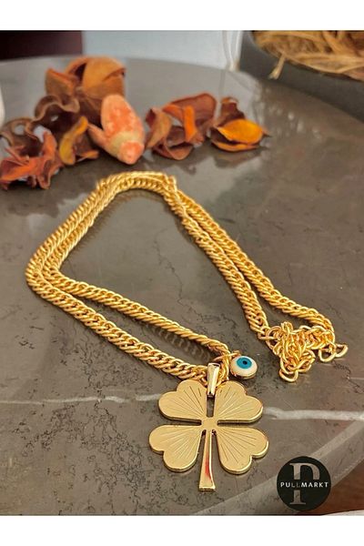 pullmarkt Evil Eye Bead Series - Clover Necklace