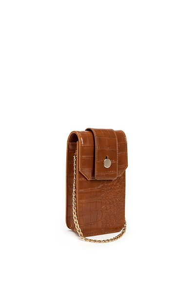 İpekyol Crocodile Patterned Leather Bag