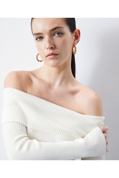 İpekyol Strickpullover mit U-Boot-Ausschnitt