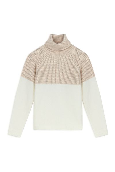 İpekyol Turtleneck Colorblock Sweater