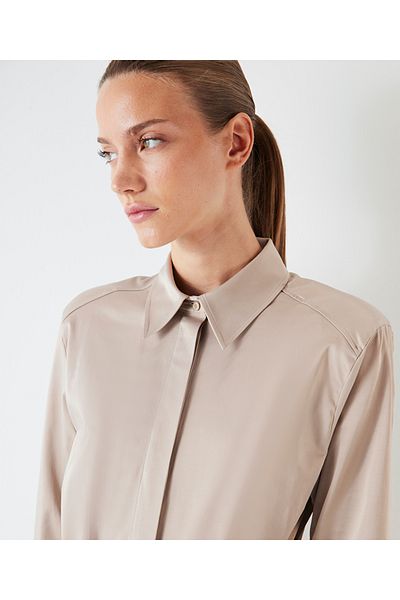İpekyol Shiny texture shirt