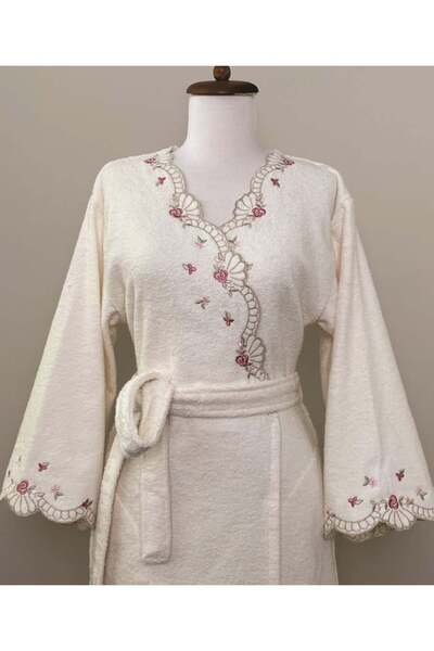 Okya Home أوكيا ميراليس روب حمام كيمونو 70% خيزران 30% قطن J148