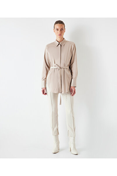 İpekyol Shiny texture shirt