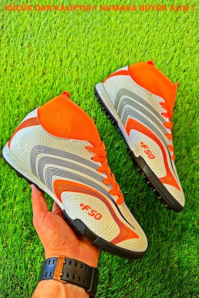 Walked Παπούτσια ποδοσφαίρου για αγόρια - Flat Astroturf Field Sneakers με λαιμόκοψη και αστράγαλο Speedflow (ΣΤΕΝΗ ΕΦΑΡΜΟΓΗ)
