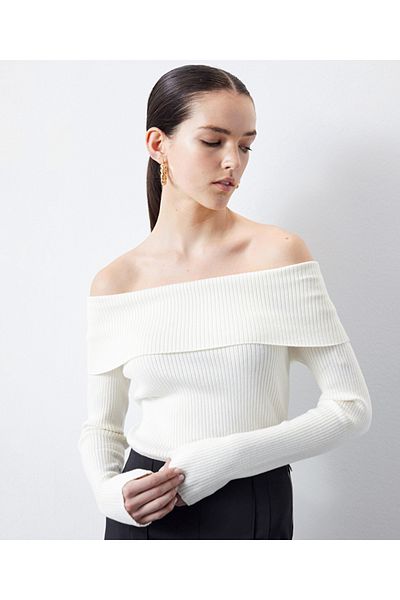 İpekyol Strickpullover mit U-Boot-Ausschnitt