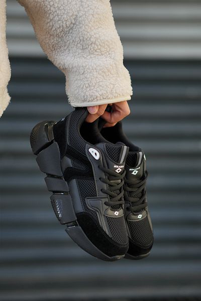 SOLAZER Pantofi negri - Pantofi sport casual pentru femei 027