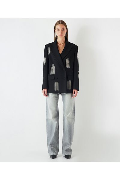 İpekyol Tassel chain accessory blazer