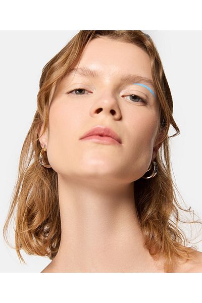 Twist Metal Earring Set - Double Color