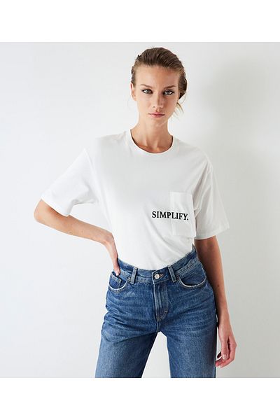 İpekyol T-Shirt - Slogan Printed