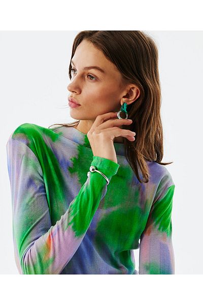 Twist Asymmetric Cut Crystal Jewelled Earrings