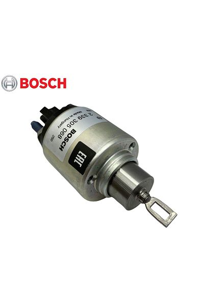 Bosch 12v Starter Solenoid Thin Body Oval Socket Vw (Sheet Hole) (26 MM)