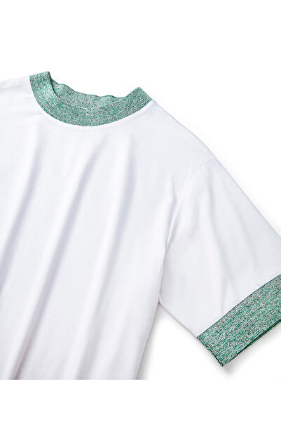 İpekyol Ribbed Contrast T-Shirt