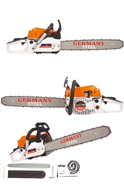 Germany Steel 9 Hpr Benzinli Testere V-230 Çift Egzozlu 62 Cc Ağaç Odun Dal K...