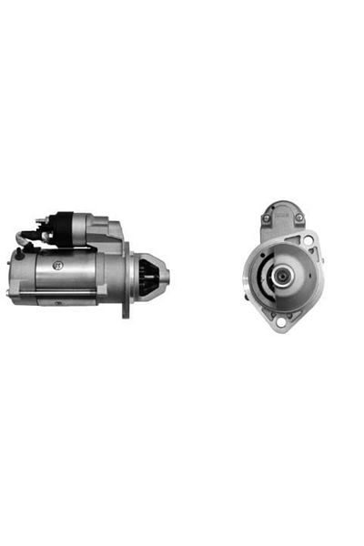 ylz 12V Starter Motor Iskra Type 9 Teeth 2.6 Kw Khd-Linde Forklift-Pımespo Forklift-Rayco Super Rg50-Terex