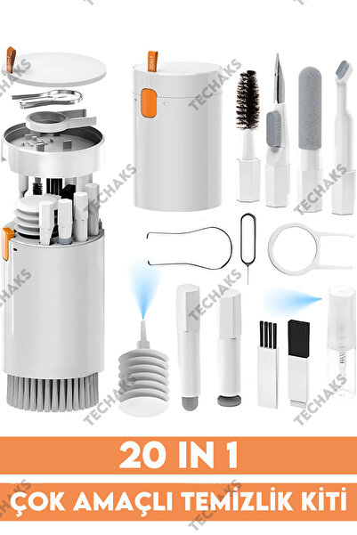 Techaks Q20 20 In 1 Çok Fonksiyonlu Airpods Kulaklık Klavye Telefon Elektroni...