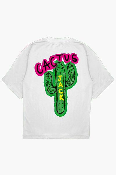 modaberry Tricou oversize Rainy Mixed Sleeve Design Cactus Jack