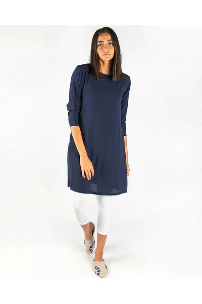 Mishkat A-Line Tunic with Three-Quarter Sleeves - M