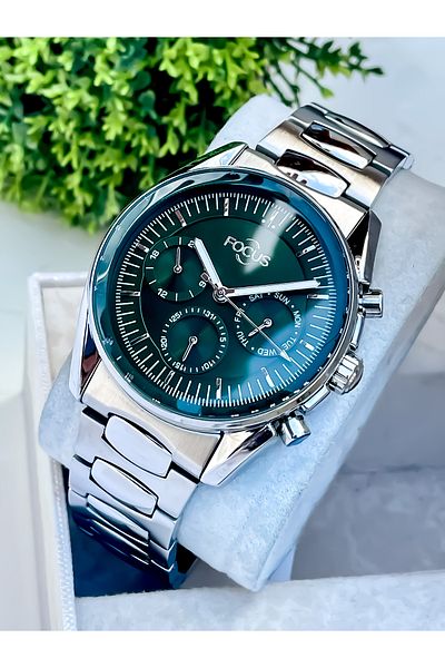 Focus New Season Steel Cord Men's Wristwatch Bracelet with Gift Father's Day Gift