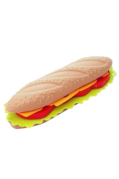 POPKONSOL Toy Sandwich Play Set Dollhouse Game Kitchen Toys