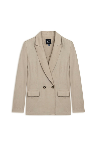MISS IPEKYOL Keten karışımlı blazer