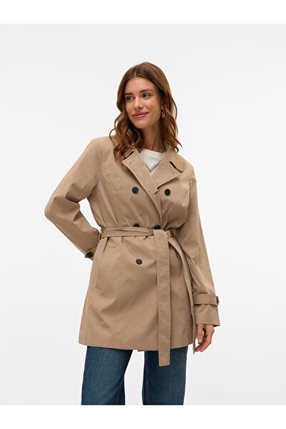 Vero Moda Γυναικεία καμπαρντίνα Vmchelsea με κουμπιά στη μέση Με δέσιμο 10329...