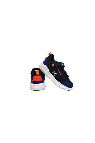 Kinetix Vagor Fx Navy Blue Velcro Lightweight Boys' Sports Shoes
