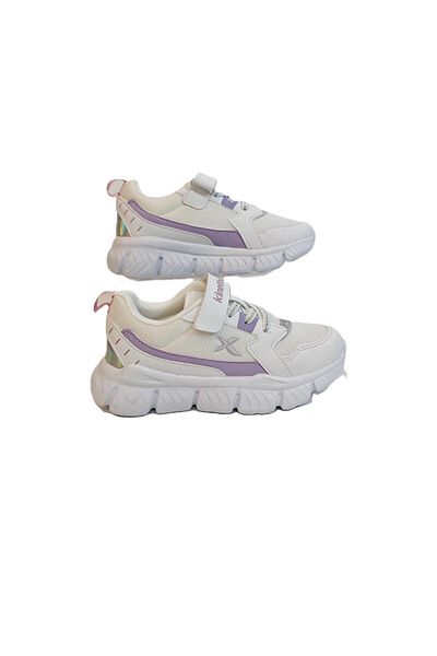 Kinetix Hellıum Fx White Velcro Fuspetli Girl's Sneakers