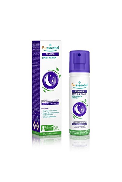 Puressentiel Rest & Relax Air Spray - Infused With 12 Essential Oils | 100% N...