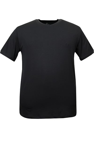 tambattal Plus Size Cotton Single Jersey V-Neck T-Shirt