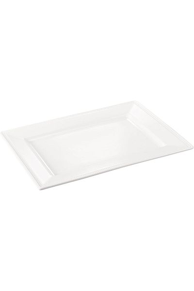 ORCHID 11.8" EMBOSSED RECT SERVING PLATE