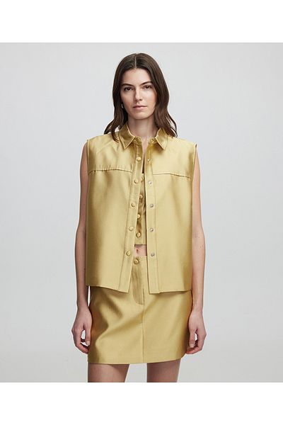 İpekyol Shiny texture shirt