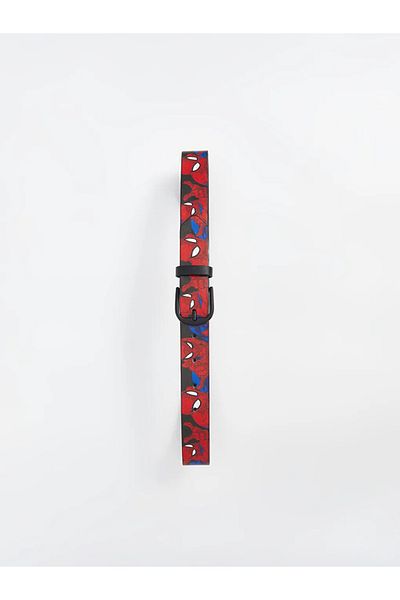 LC Waikiki Lcw Accessories Black Spider-Man Printed Boy's Belt
