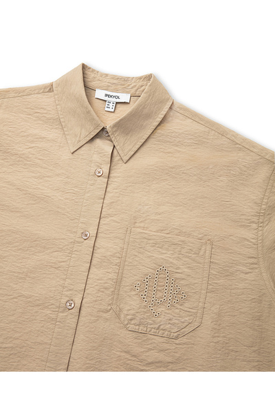 İpekyol Monogram Embroidered Shirt