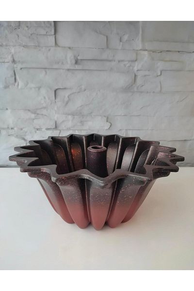 FMS Star Rose Cake Mold 24 cm Red