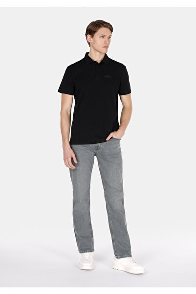 Colin's 045 Davıd Regular Fit Orta Bel Düz Paça Erkek Siyah Jean Pantolon