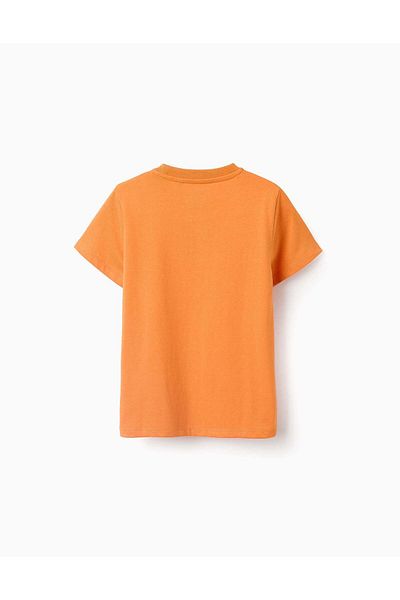 Ziddy Cotton T-shirt for Boys 'Nazaré', Orange