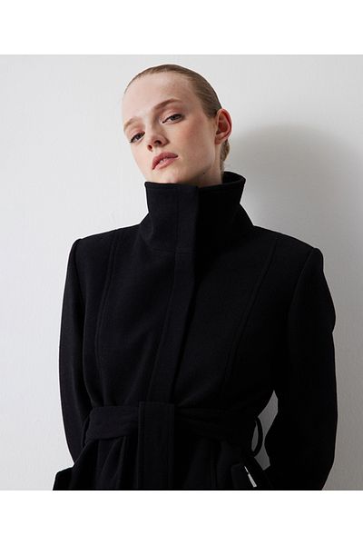 İpekyol Belted Stamp Coat