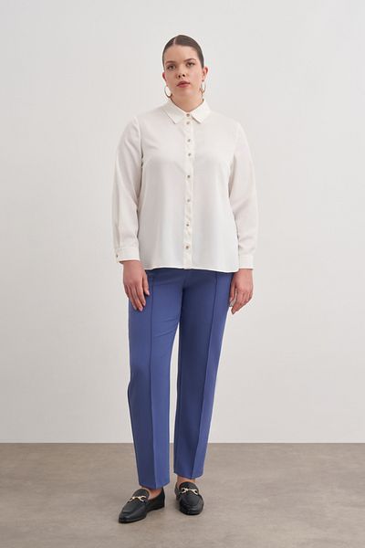 Aker Woven Tunic with Pleated Detail on the Back