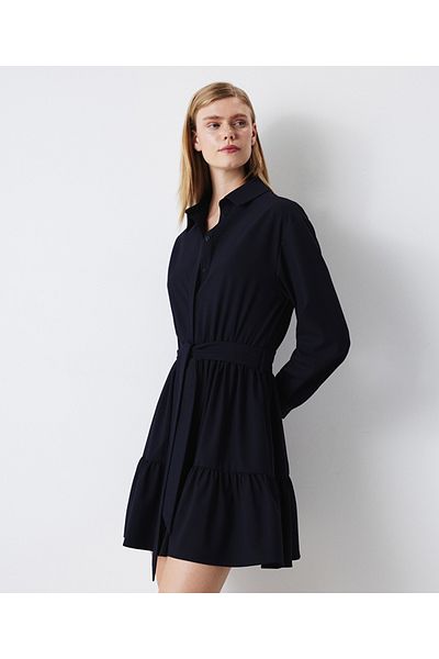 MISS IPEKYOL Volantkleid mit Gürtel