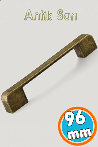 NZB Mobilya Çekmece Mutfak Dolabı Dolap Kulpları Kulbu Kulpu Antik Sarı 96 mm...